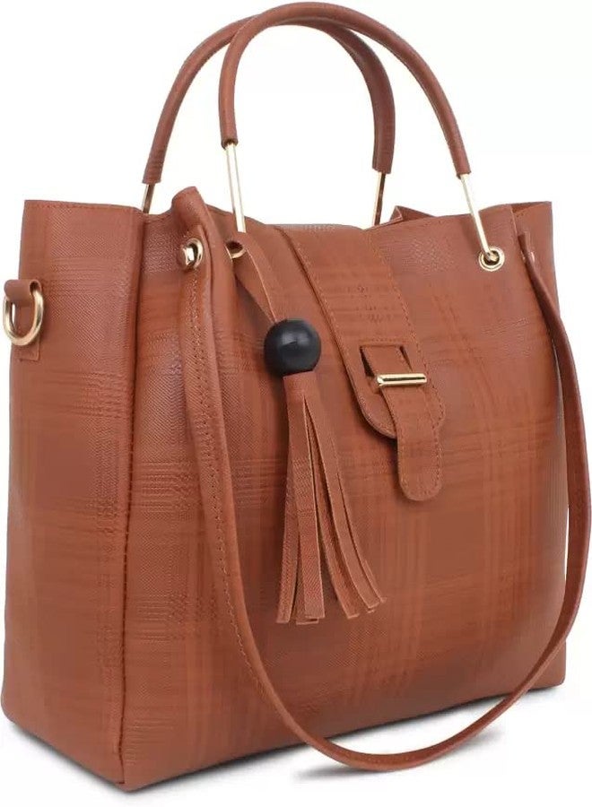 DANIEL CLARK Handbags For Women Combo (Set of 2) (Tangerine) - Image 4